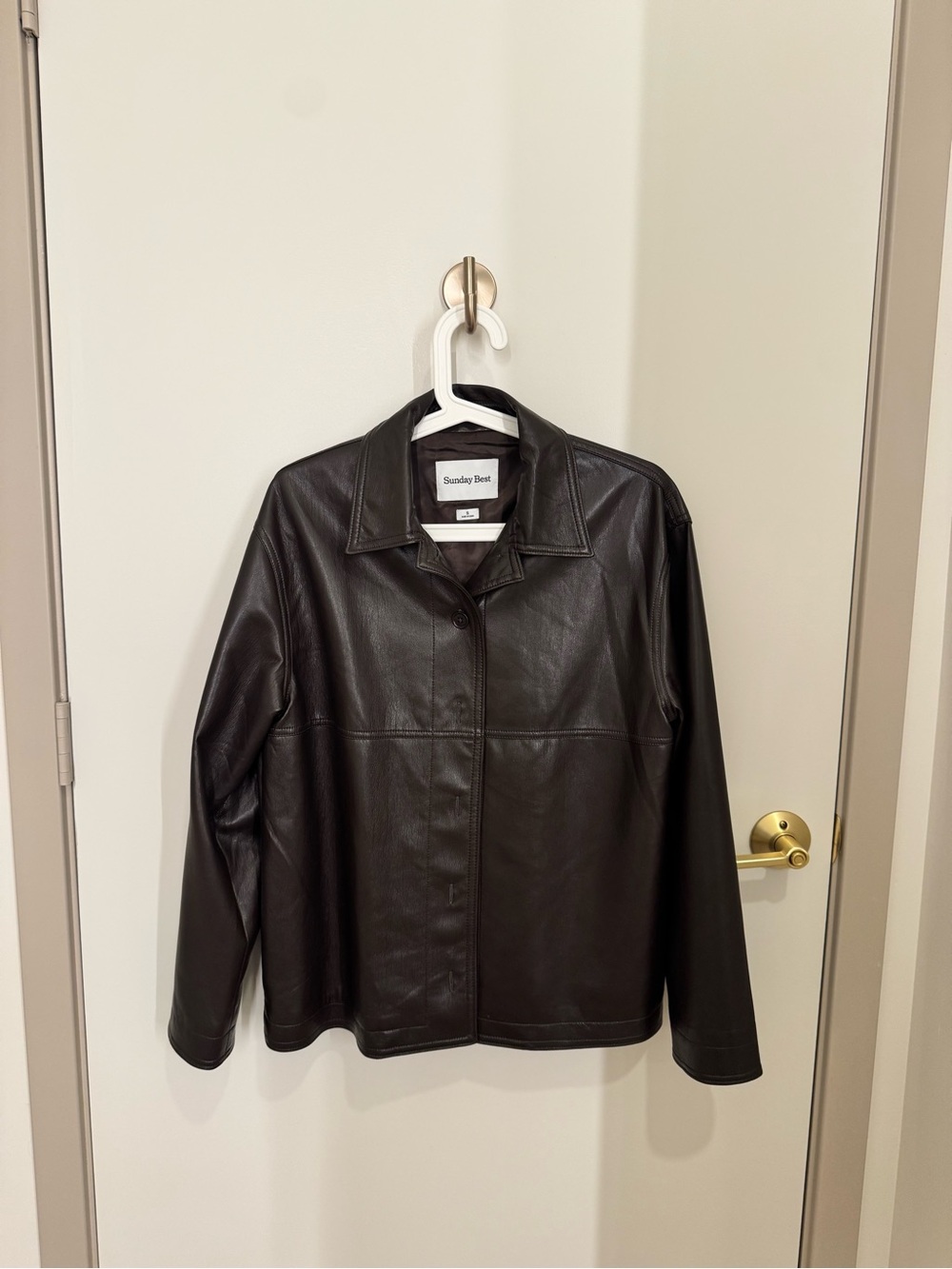 Sunday Best Gaby Shirt Jacket in Dark Chocolate